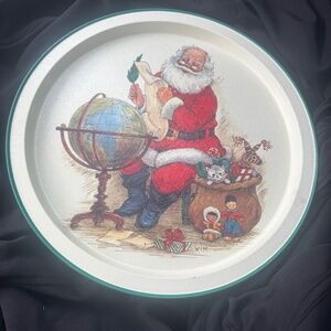 Christmas Tin plate